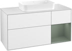 weiß / Mitteldichte Faserplatte (MDF) / G711G M 1200x603x501mm Glossy White