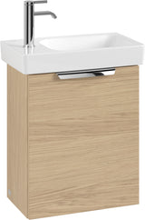 Villeroy & Boch Set LineUp 450mm mit Spiegel Anschlag links Arizona Oak – Badmöbel-Set