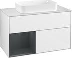 weiß / Mitteldichte Faserplatte (MDF) / G241H G 1000x603x501mm Glossy White