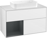 Villeroy & Boch Waschtischunterschrank Finion G241GF Glossy White Lacquer 1000 mm mit Beleuchtung