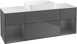 Villeroy & Boch Finion Waschtischunterschrank 1600 mm Glossy White Lacquer mit Beleuchtung