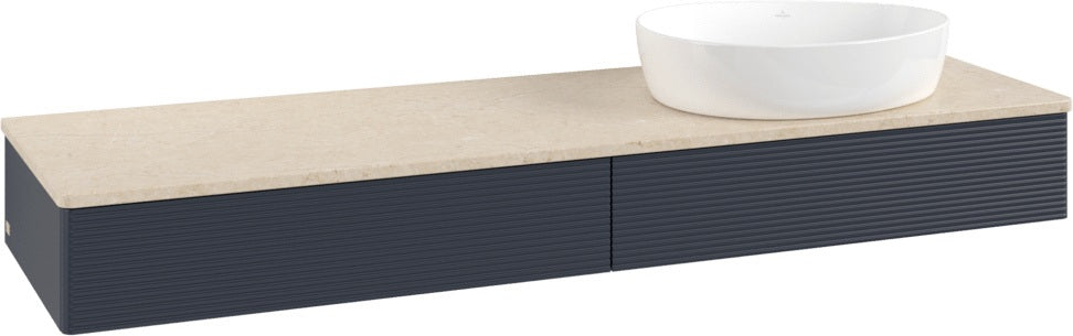 Villeroy & Boch Antao Waschbeckenunterschrank 1600 mm Anthracite Matt Lacquer