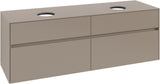 Villeroy & Boch Waschtischunterschrank Collaro C052 1600 mm Taupe mit 4 Auszügen
