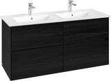 Villeroy & Boch Waschtischunterschrank Collaro C147 B0 1261 mm White Oak mit LED-Beleuchtung