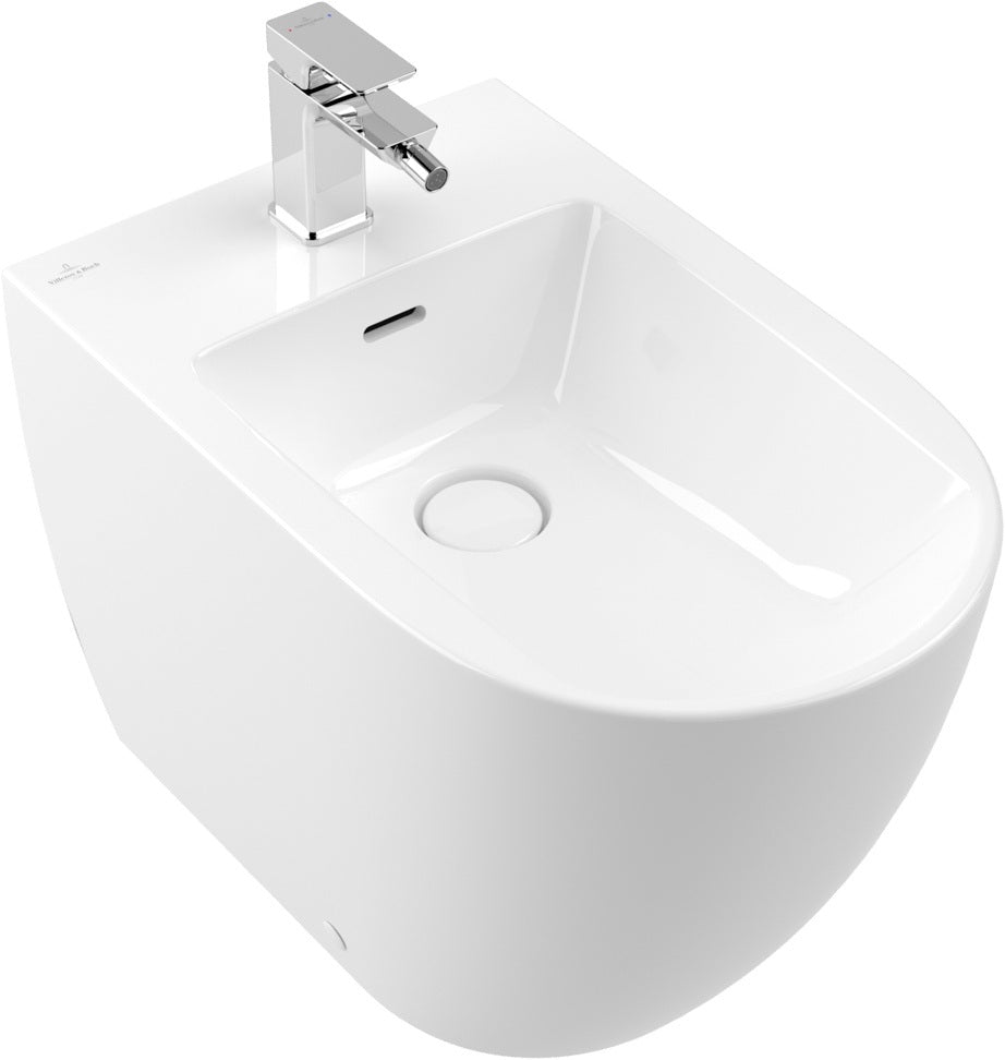 Villeroy & Boch Bodenstehendes Bidet Subway 3.0 370x600mm Oval Weiß Alpin