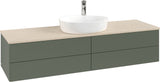 Villeroy & Boch Antao Waschtischunterschrank 1600 mm Anthracite Matt Lacquer mit 4 Auszügen