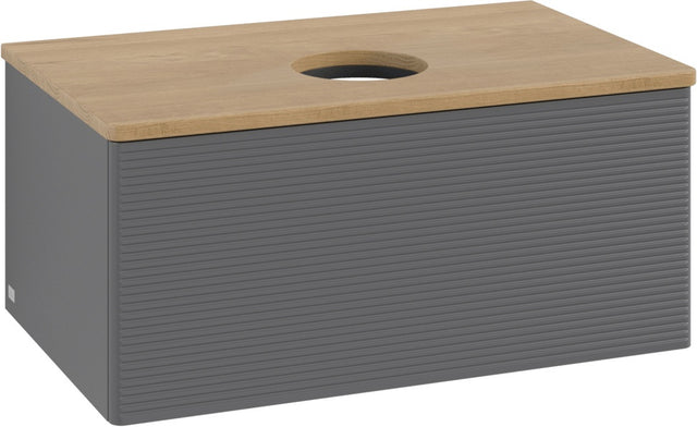 Villeroy & Boch Antao Waschtischunterschrank 800 mm Anthracite Matt – Push-to-open & SoftClosing