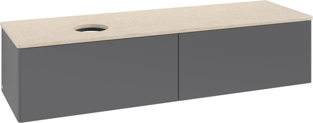 Villeroy & Boch Antao Waschtischunterschrank 1600 mm Anthracite Matt Lacquer mit LED-Beleuchtung