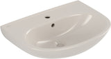 Villeroy & Boch O.novo Wandwaschbecken 600x460 mm Weiß Alpin – Ovale Form, 1 Hahnloch
