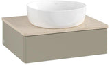 Villeroy & Boch Antao Waschtischunterschrank 600 mm, 1 Auszug, Stone Grey Matt, wandhängend