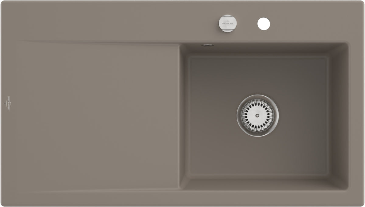 Villeroy & Boch Einbauspüle Subway Style 50 Weiß Alpin CeramicPlus 900 mm