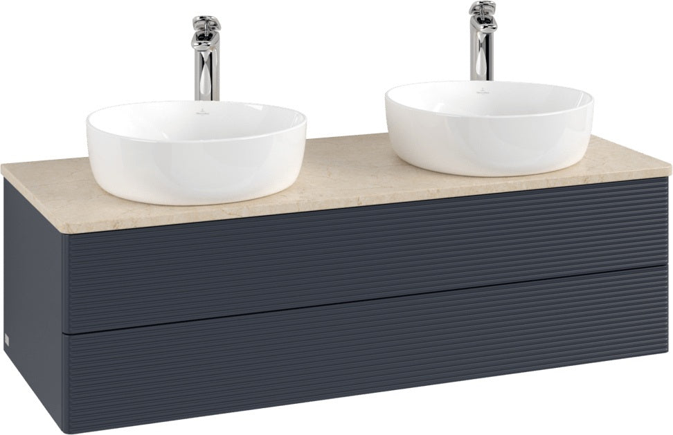 Villeroy & Boch Antao Waschtischunterschrank 1200 mm, 2 Auszüge, Push-Open, Stone Grey Matt