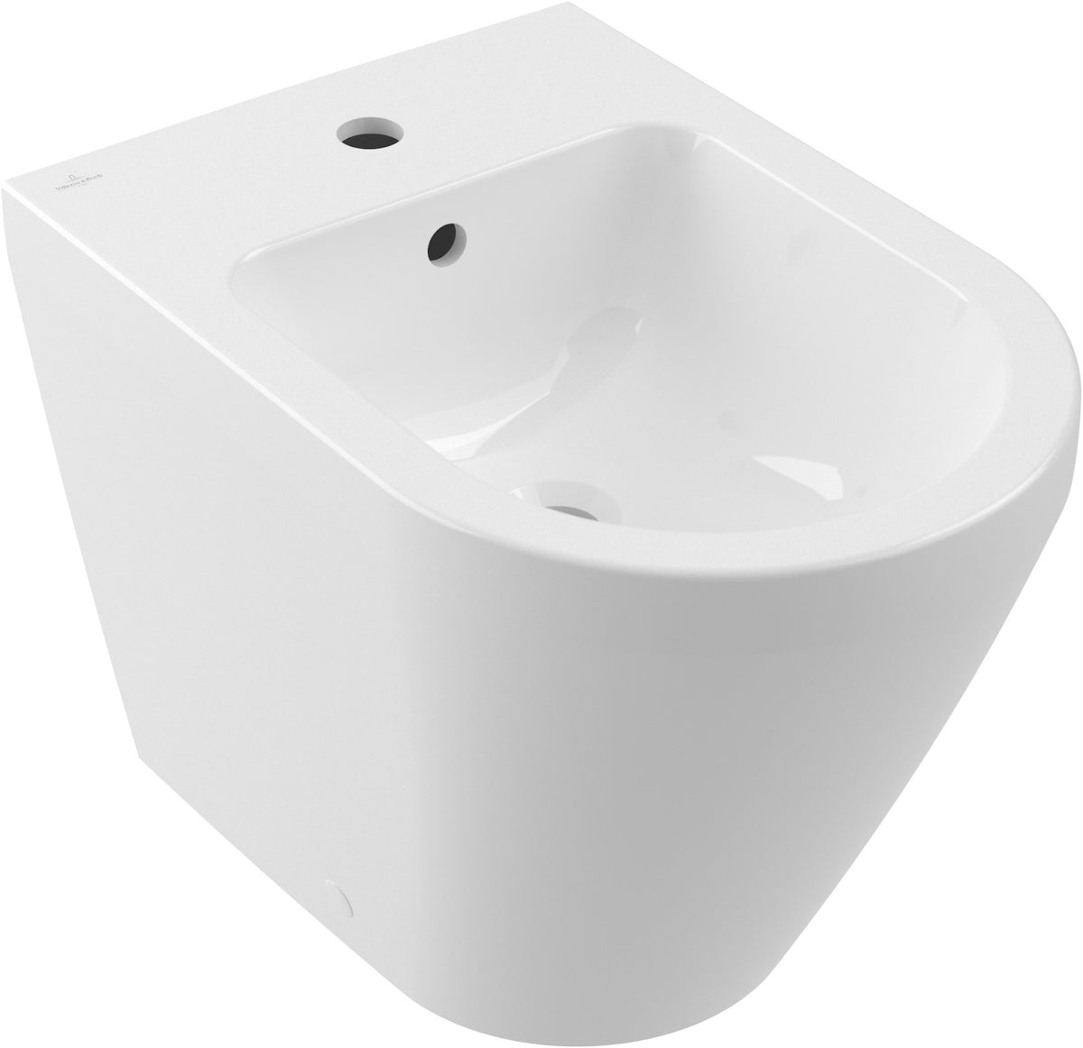 Villeroy & Boch Architectura Bidet 365x540mm Weiß Alpin – Bodenstehend, Rund, 1-Loch