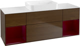 Villeroy & Boch Finion Waschtischunterschrank 1600 mm Glossy White Lacquer mit Beleuchtung