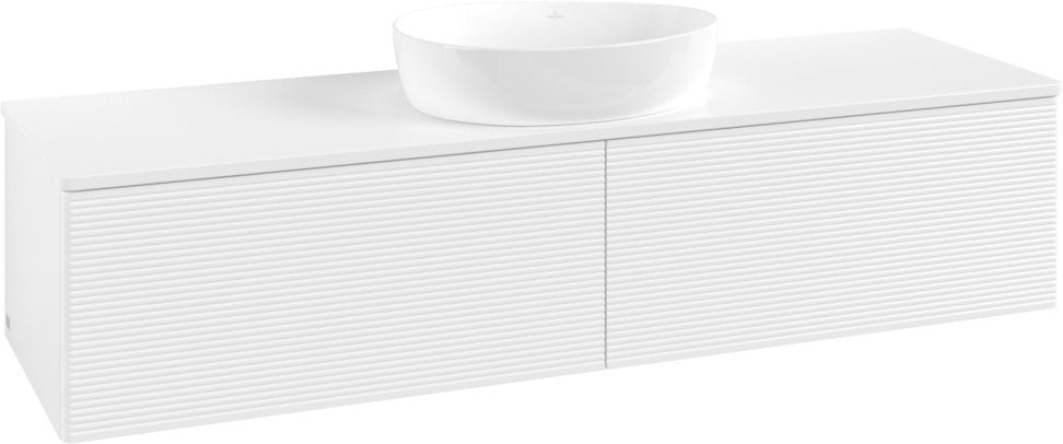 Villeroy & Boch Waschtischunterschrank Antao K36110 1600 mm Weiß Matt Lack