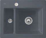Villeroy & Boch Subway 60 XM Flat Einbauspüle 585x475 mm Graphite CeramicPlus