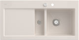 Villeroy & Boch Einbauspüle Subway 60 Ivory CeramicPlus – 1000 mm Keramik mit Abtropffläche
