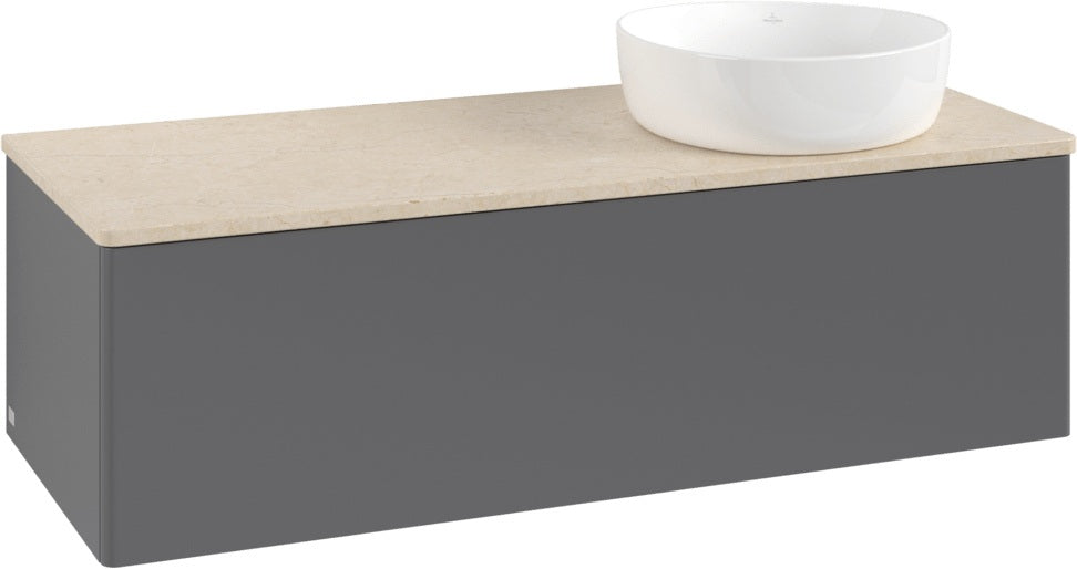 Villeroy & Boch Antao Waschtischunterschrank 1200 mm Anthracite Matt Lacquer mit LED-Beleuchtung