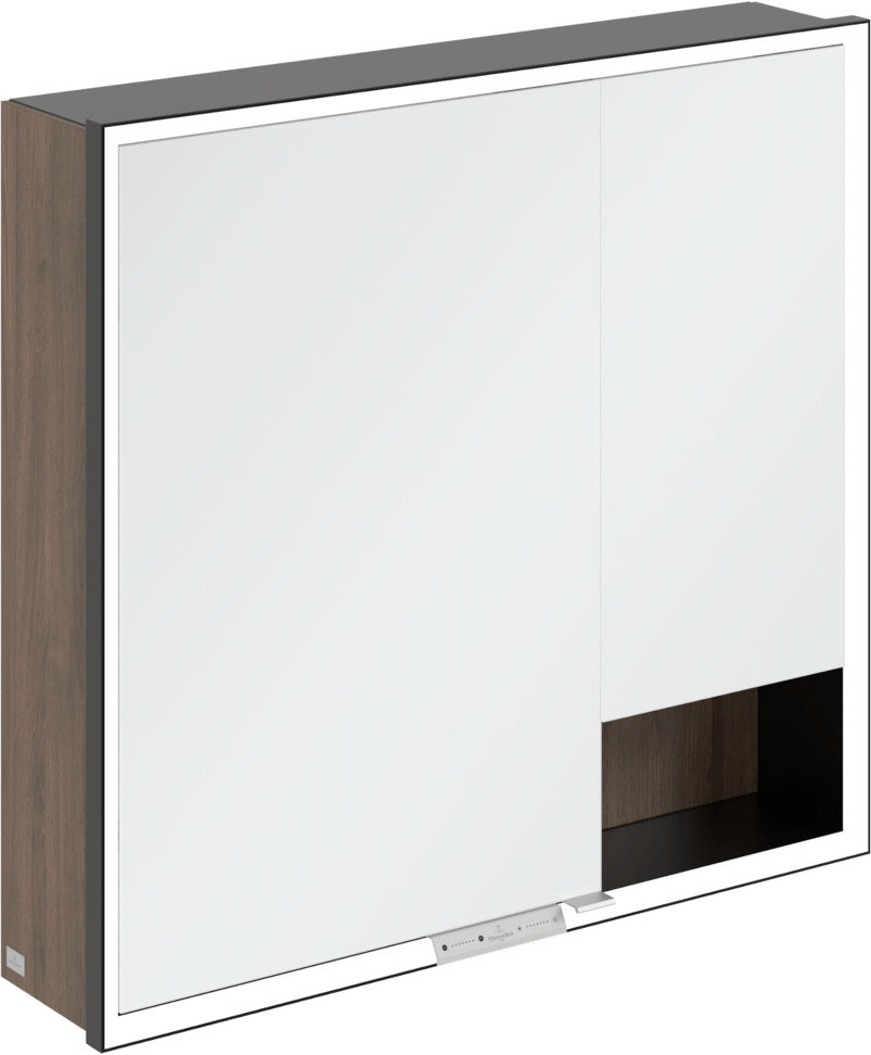 Villeroy & Boch Spiegelschrank My View+ B48110 1000 mm Graphite mit LED-Beleuchtung und SoftClosing