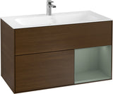 Villeroy & Boch Finion Waschtischunterschrank 996 mm White Matt Lacquer mit Beleuchtung