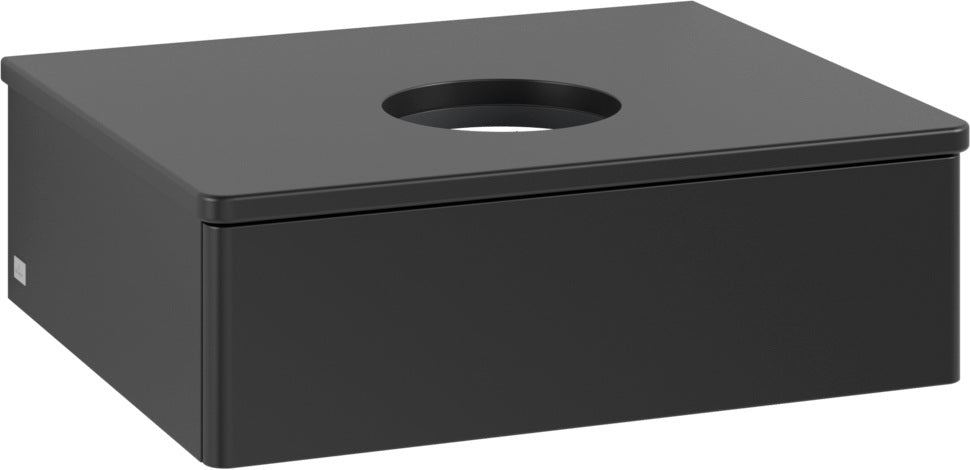 Villeroy & Boch Waschtischunterschrank Antao 600 mm Black Matt Lacquer mit LED-Auszugsbeleuchtung