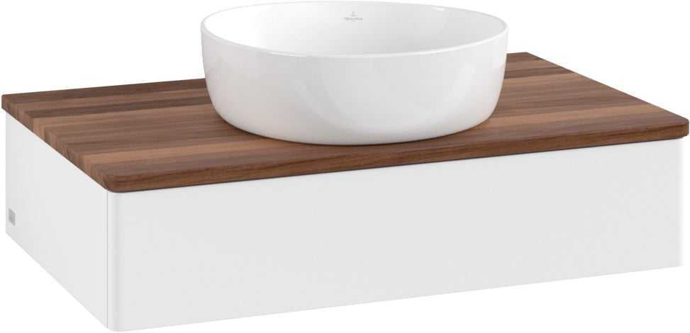 Villeroy & Boch Antao Waschbeckenunterschrank 800 mm White Matt Lack mit LED-Beleuchtung