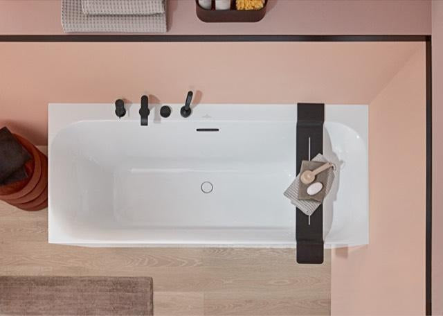 Villeroy & Boch Loop & Friends Rechteck-Badewanne 1700x750mm Weiß Alpin – Einbauwanne mit Überlauf