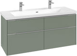 Villeroy & Boch Waschtischunterschrank Subway 3.0 C 602L0, 1272 mm, Brilliant White, mit LED-Beleuchtung