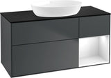 Villeroy & Boch Finion Waschtischunterschrank FA72GFGF 1200 mm Glossy White Lacquer mit LED-Beleuchtung