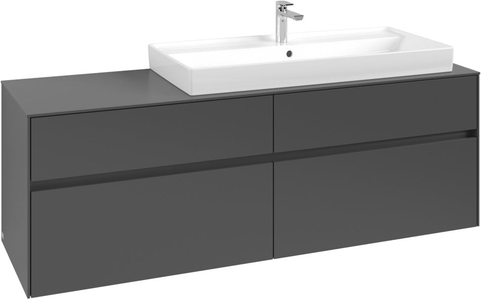 Villeroy & Boch Waschtischunterschrank Collaro C030 B0 1600 mm White Oak mit Beleuchtung