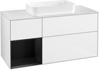 weiß / Mitteldichte Faserplatte (MDF) / G701P D 1200x603x501mm Glossy White