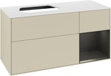 Villeroy & Boch Waschtischunterschrank Finion F401G 1200 mm Glossy White Lacquer mit Beleuchtung