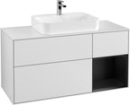 weiß / Mitteldichte Faserplatte (MDF) / F421P D 1200x603x501mm White Matt