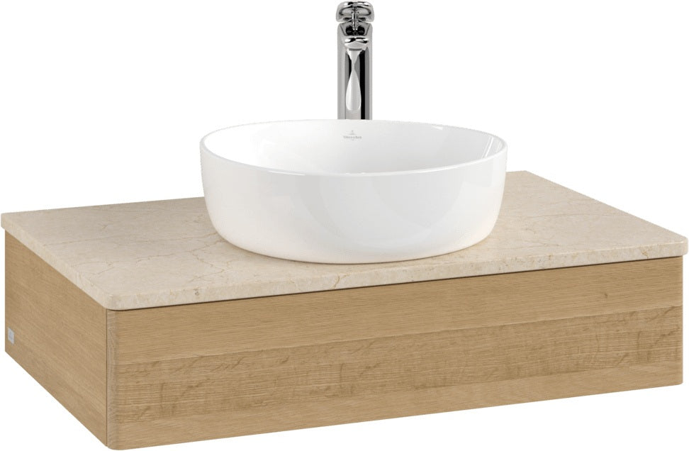 Villeroy & Boch Antao Waschbeckenunterschrank 800 mm Warm Walnut mit LED