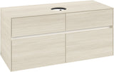 Villeroy & Boch Waschtischunterschrank Collaro C041 B0 1200 mm White Oak mit Beleuchtung