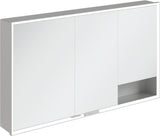Villeroy & Boch Spiegelschrank My View+ A48113 1300 mm Graphite mit LED-Beleuchtung und Sensordimmer