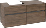 Villeroy & Boch Waschtischunterschrank Collaro C071 Arizona Oak 1200 mm mit 4 Auszügen