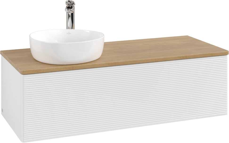 Villeroy & Boch Waschtischunterschrank Antao 1200 mm Glossy White mit LED-Beleuchtung