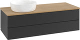Villeroy & Boch Antao Waschtischunterschrank 1200 mm Anthrazit Matt mit 2 Auszügen