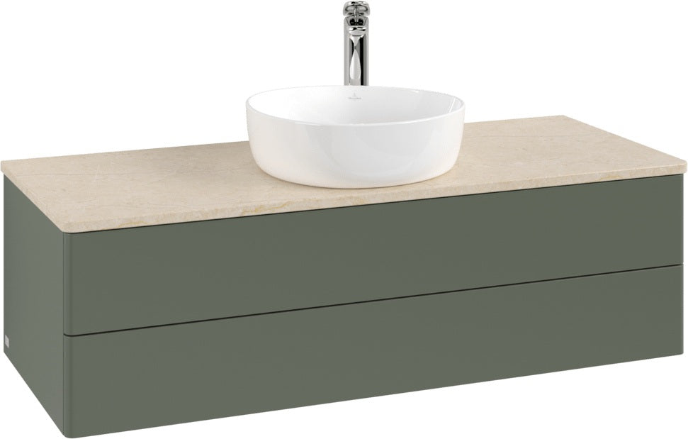 Villeroy & Boch Waschtischunterschrank Antao K21053 1200 mm Anthracite Matt Lacquer mit Hahnlochbohrung