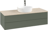 Villeroy & Boch Waschtischunterschrank Antao K21053 1200 mm Anthracite Matt Lacquer mit Hahnlochbohrung