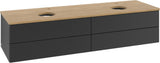 Villeroy & Boch Antao Waschtischunterschrank 1600 mm Anthracite Matt mit LED-Beleuchtung
