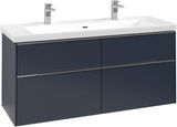 Villeroy & Boch Waschtischunterschrank Subway 3.0 C 602L0, 1272 mm, Brilliant White, mit LED-Beleuchtung