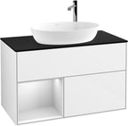 weiß / Mitteldichte Faserplatte (MDF) / G892M T 1000x603x501mm Glossy White