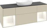 Villeroy & Boch Finion Waschtischunterschrank 1600 mm Glossy White Lacquer mit Beleuchtung