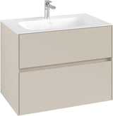 Villeroy & Boch Waschbeckenunterschrank Collaro C13800 White Oak – 796 mm, 2 Auszüge, SoftClosing