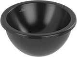 Villeroy & Boch Loop & Friends Unterbauwaschbecken 330 mm rund TitanCeram Ebony CeramicPlus