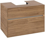 Villeroy & Boch Waschbeckenunterschrank Collaro 800 mm Kansas Oak mit LED-Beleuchtung und SoftClosing