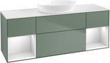 Villeroy & Boch Finion Waschtischunterschrank GD01GF 1600 mm Glossy White Lacquer mit Beleuchtung