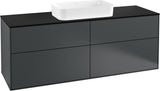 Villeroy & Boch Finion Waschtischunterschrank 160 cm Glossy White Lacquer – 4 Auszüge, SoftClosing